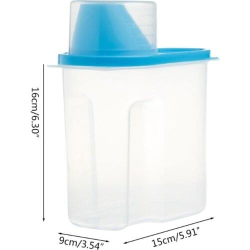 Dried Food Cereal Flour Pasta Food Storage Dispenser Rice Container Sealed Box L4MB