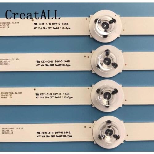 LED Backlight strip for LG 47" V14 slim DRT Rev0.2 6916L-1811A 1812A 1813A 1814A Panasonic TX-47AS650B TX-47AS740E TX-47AS740B