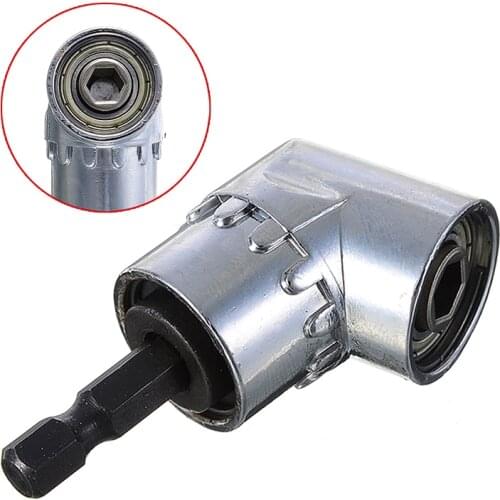 105 Degree Angle 1/4" Extension Hex Drill Bit Screwdriver Holder Adaptor Adjustable Bits Nozzles For Angle Head Screwdriver