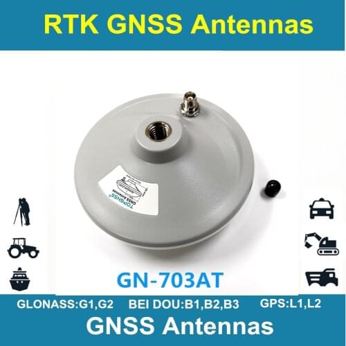 High-Precision waterproof survey antenna, HIGH GAIN, support 4 system modeRTK system GNSS antennas, GPS Glonass Galileo Bei Dou