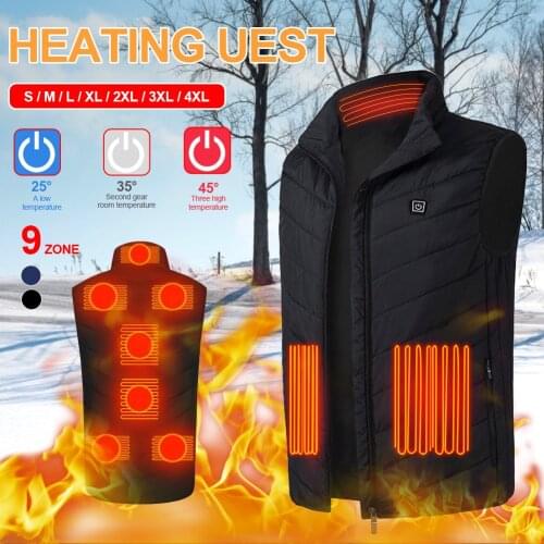 USB Heated Vest Outdoor Warm washable жилетка женская Men Heating Vest Winter Cloth Camping Hiking Warm Hunting Sport Jacket