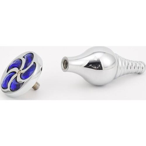 Butt Plug Sex Toys Mini Round Metal Smooth Screw Pattern Butt Small Tail Female/Male Dildo Intimate Butt Plug silver dildo