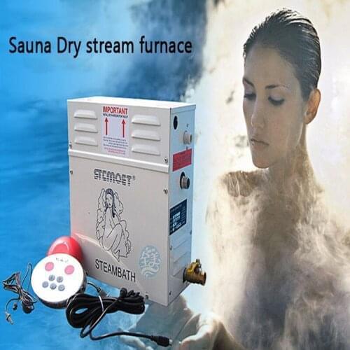 1PC Home Steam Machine Steam Generator 12KW Sauna Dry Stream Furnace Steam Room Machine Wet Steam Steamer Digital Controller