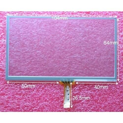 2pcs/lot Innolux general MP5 touch screen 4.3 inch touch screen touch screen 104*64 tablet plate welding