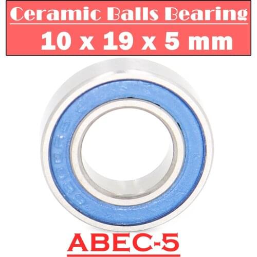 6800RS Hybrid Ceramic Bearing 10*19*5 mm ABEC-5 1PC Bicycle Bottom Brackets & Spares 6800 RS 2RS Si3N4 Ball Bearings 6800-2RS