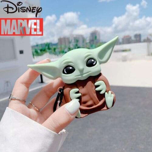 Disney Marvel Star Wars Yoda Boy Wireless Earphone Case for iPhone airpods1/2/pro3 Mens Earphone Case Bluetooth-compatible