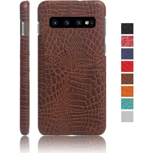 Luxury Crocodile Skin PU Leather Cover For Samsung Galaxy S10 A51 A71 S21 S20 FE S10 E Note 20 Ultra 10 Lite 8 9 S8 S9 Plus Case