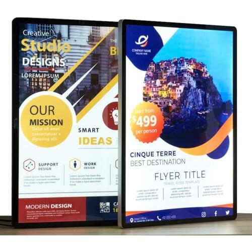 Cheap led light box logo led menus signboard sale