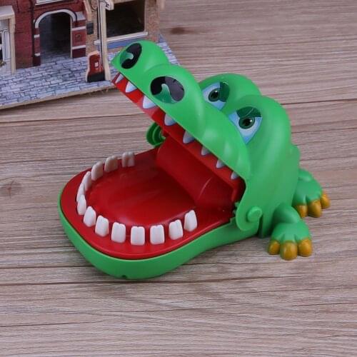 Children Large Crocodile Shark Mouth Dentist Bite Finger Game Novelty Jokes Kids Cartoon Pirate Barrel Family Trick Funny Game