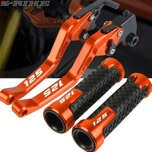 For 125 125 2011 2012 2013 2014 2015 2016-2018 Motorcycle CNC Aliuminum Adjustable Brake Clutch Lever Handlebar