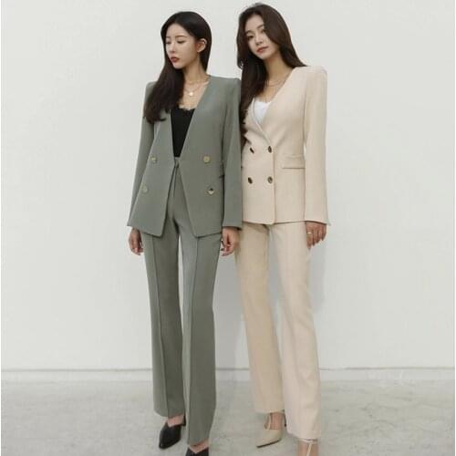 HNMCHIEF Women's Office Trouser Suits