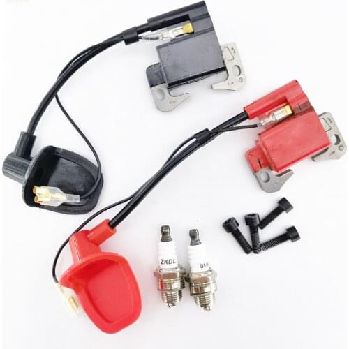 IGNITION COIL For 43cc 47cc 49cc Mini Quad Pocket Dirt Bike ATV 2-Stroke Engine Part With L7T Spark Plug
