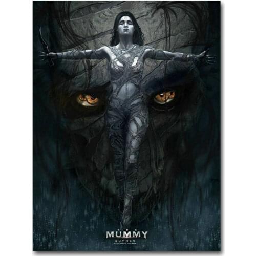 107 Mummy 2017 Movie Bogar Chancay Wall Silk Cloth Poster Art Decoration Gift