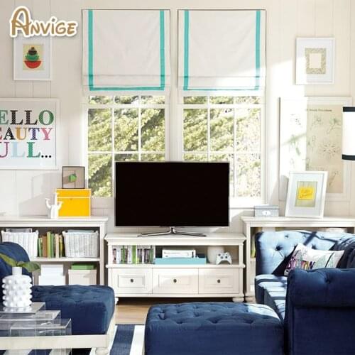 New Arrival Modern 60+ Colors Striped Window Blinds Roman Shades For Living Room Free Shipping