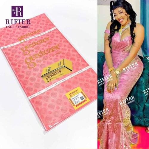 Wholesale Price!!! Printed Bazin Riche Fabric For Men Or Women Daily Clothing Shiny Basin Riche Brocade Soft Lace Materials