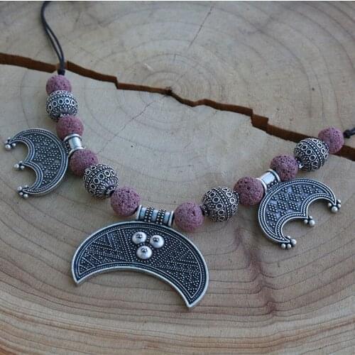 5pcs Wholesale Norse Slavic Lunula Womans Necklace,Viking Dress Lunula Jewelry For Charm Women MORAVIA, Lunitsa, Ethnic Jewelry