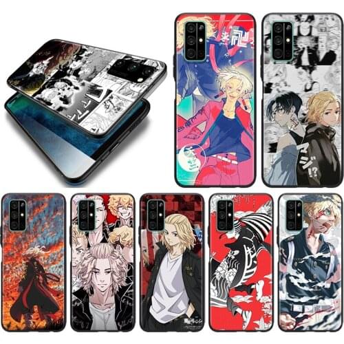 Hot Anime Tokyo Revengers Silicone Cover For Huawei Honor 10i 10 9C 9A RU 9X 9N 9S 9 Pro Lite Play 3E V9 Black Phone Case