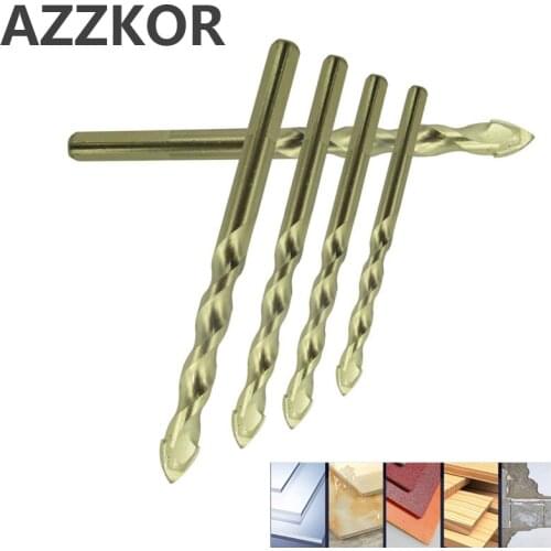 Triangle Drill Bit Tiling Cement Multi Purpose Ceramic Wall Glass Cement Hole Opener Stone High Quality Nail Metal Drill 6-12mm