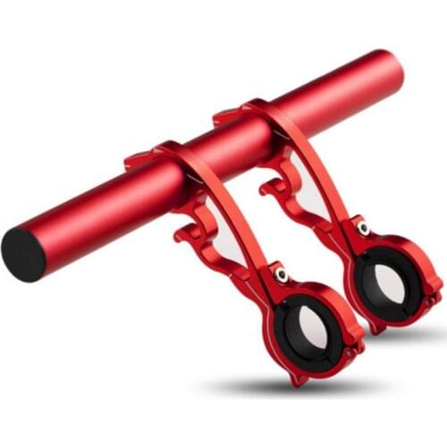 20cm Aluminum Alloy Bicycle Handlebar Extended Bracket MTB Cycling Headlight Flashlight Mount Bar Computer Holder