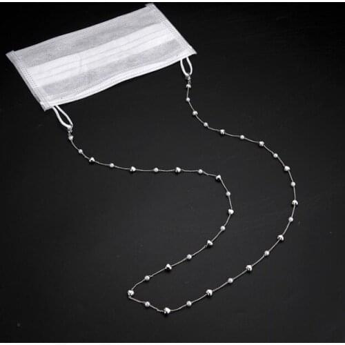 Length Mask Chain Holder For Women Trendy Masks Lanyard Artifact Portable Stainless Steel Necklace Neck Jewelry C030