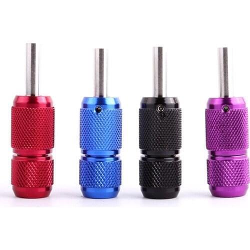 1 Pcs 22MM Aluminum Tattoo Grip Tube For Cartridge Tattoo Needle Tattoo Machine Gun Self-locking Adjustable Tattoo Handle