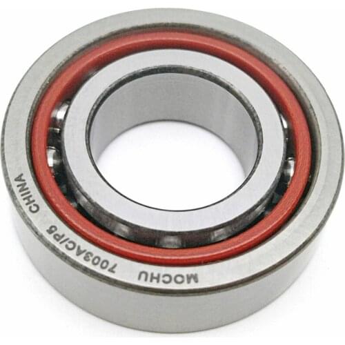 1pcs MOCHU 7003 7003AC 7003AC/P5 17X35X10 Angular Contact Bearings Spindle Bearings CNC ABEC-5 25 Contact Angle