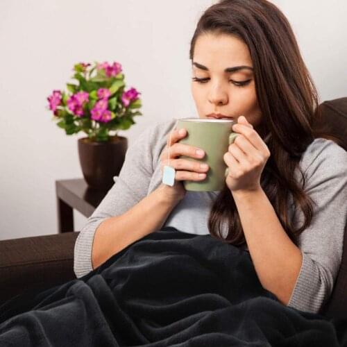 120/80cm 2in1 USB Heating Blanket Electric Couch Electric Blanket For Neck & Shoulder Relief Winter Heating Pet Sleeping Bag