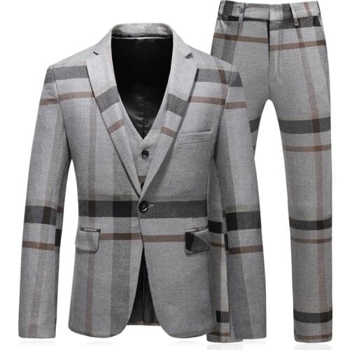 3 pieces terno masculino slim fit good quality fashion striped mens suits designers 2020 plus size 5xl