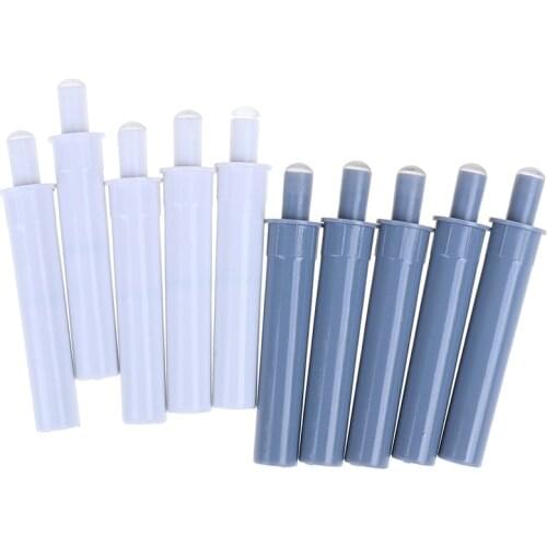 5Pcs/lot Cabinet Catches White Damper Buffers For Door Stop Kitchen Cupboard Quiet Drawer Soft Close Furniture Hardware