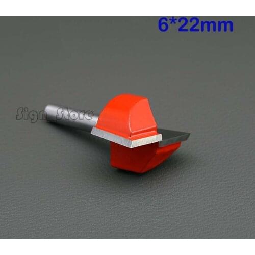 Sales Promotion 2pcs CNC Router Bottom Cleaning Router Wood Working Bits SHK 6mm CED 22mm High Quality Free Shipping