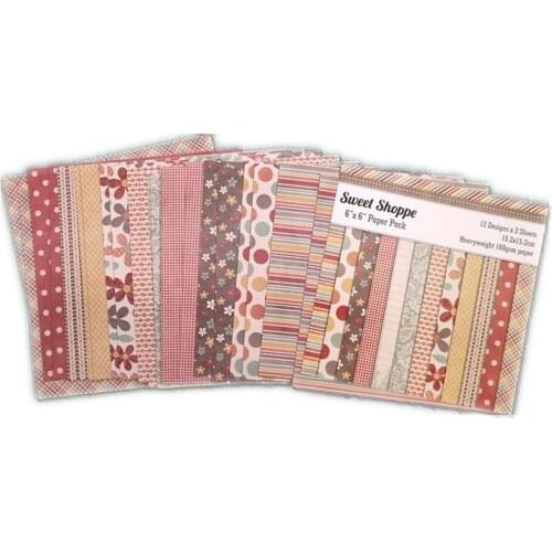 24PCS/Lot Floret Retro Material Papers DIY Scrapbooking Album Diary Gift Decorative Paper Scrapbooking Paper