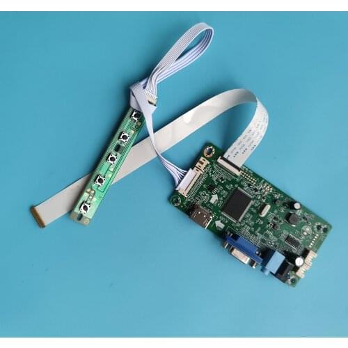 For N156BGA-EA3 display LCD DRIVER KIT VGA HDMI-compatible DIY 30Pin 1366×768 SCREEN 15.6" monitor EDP LED Controller board