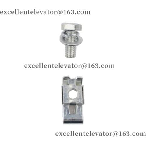 Elevator Shaped Nut M6 With Screw Use for Door Slider 1 Pack=100 Pieces