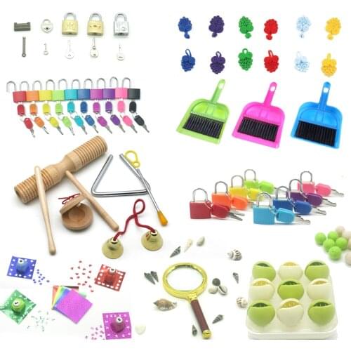Montessori Sensory Toys Fine Motor Skill Learning Practical Life Material For 3 Years Old Toddler Teaching Aids Juguetes B2644H