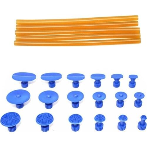 5 Pcs PDR Glue Stick - Plastic & Aluminum Glue Tabs Set- Dent Repair Paintless Dent Repair