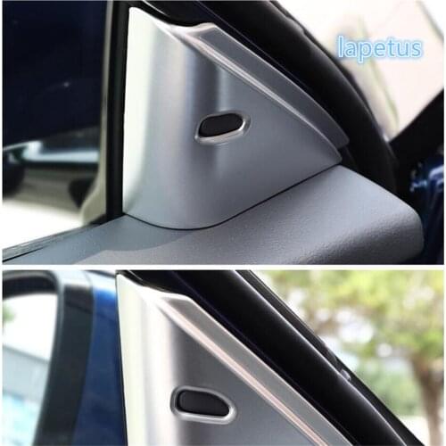 Lapetus Inner Front Door Triangle Pillar A Decoration Frame Cover Trim 2 Pcs Matte Color Fit For Nissan Altima / Teana 2019 2020