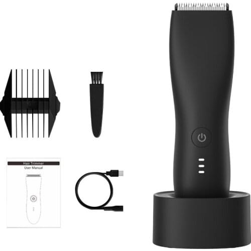 Mens Vertical Whole Body Shaving Body Trimmer Waterproof Dry And Wet Scissors Silent Baby Hair Clippers