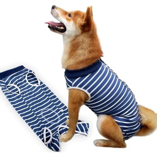 Pet Clothes Dog Surgical Recovery Suit Dogs Soft Jumpsuit Postoperative Care Clothes Nursing Clothes Anti licking Wounds Clothes