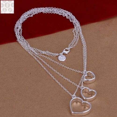 N925 Sterling Silver color Jewelry Multi Balls Necklace Free Shipping Brand New One Pcs RM38