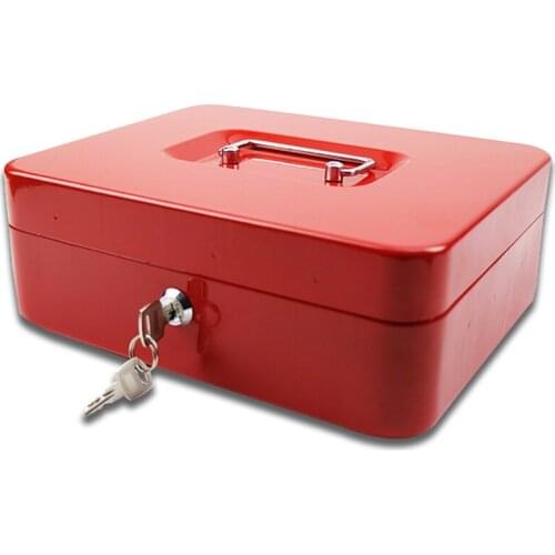 Portable Steel Petty Lockable Cash Money Coin Security Safe Box Household Locker Money Jewelry Safty Security Box
