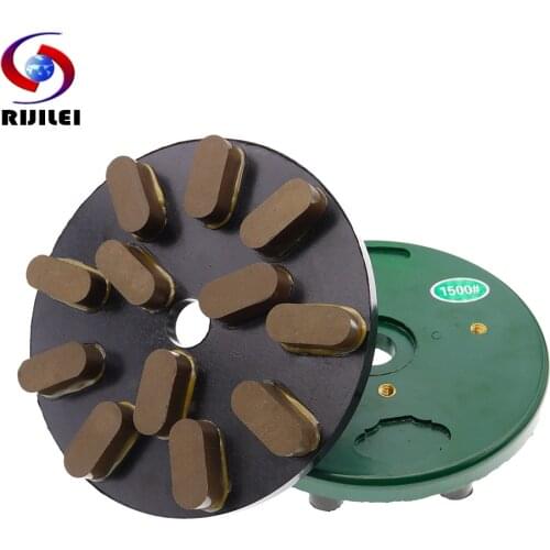 RIJILEI 8Inch Diamond Resin Bond Grinding Plate 200mm Diamond Grinding Discs Polishing Pad For Marble Granite Ceramic Tile YG34
