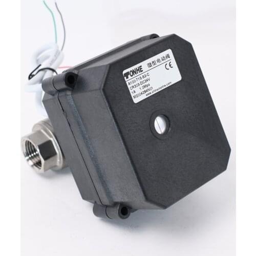 Fast Acting Motorized Ball Valve Quick Open/Close In 1-2 Secs DN15-25 1/2-1" BSP/NPT SS304 Ball Valve Full Port