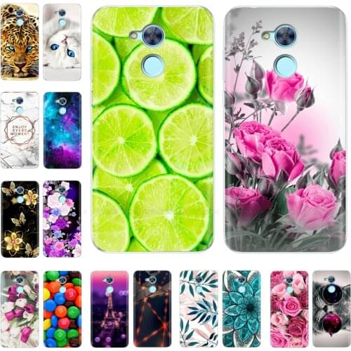 For Huawei Honor 6A Case DLI-TL20 Cute Flower Silicone Back Cover for Huawei Honor 6A 6 A Cartoon TPU Phone Case Skin Shockproof