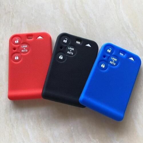 Silicone FOB Protector 3 Button for Laguna Renault Key Remote Replacement Card Case Shell