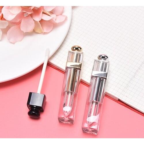High Quality 5ml Plastic Lip Gloss Tube Sample Cosmetic Container DIY Small Lipstick Tube with Leakproof Inner