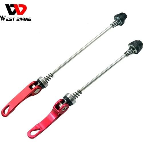 WEST BIKING Practical MTB or Road Bike Bicycle Quick Release Axle Skewers Seat Binder Set