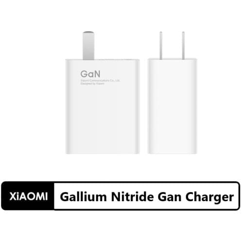 Xiaomi Gallium Nitride Gan Charger Type-C 55W Portable Fast Charger Support AC100-240V 5W = 3A / 9V = 3A / 11V = 5A Max / 20V