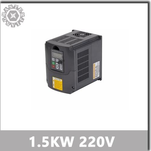 1500W VFD Spindle Converter 220V 1.5kw Frequency Drive Inverter Machine For Spindle 220v 1.5KW Inverter
