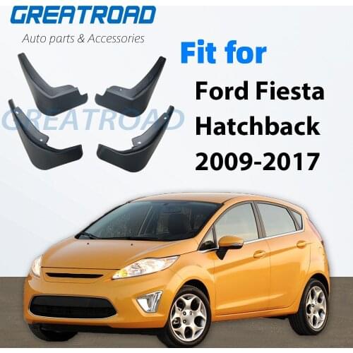 4Pcs Car Front Rear Mud Flaps Mudguards Fender Flares Splash Guards for Ford Fiesta Hatchback 2009-2016