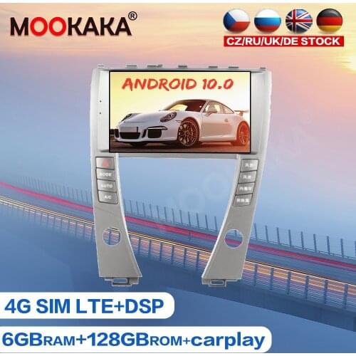 For Lexus ES 2006 - 2012 Android 10.0 128GB Car Multimedia Player Auto Radio Stereo GPS Navigation Head Unit Tape Recorder Audio